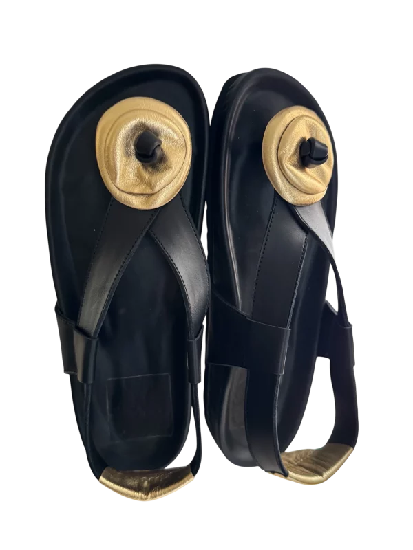 Chaussure Padam Orthopédique Noir Disque Doré