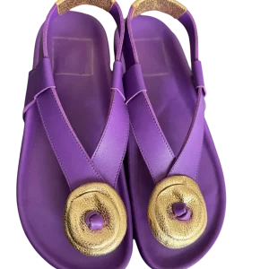 Chaussure Padam Violet Disque Doré