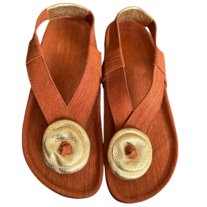 Chaussure Padam Orthopédique Édition Limitée Camel Disque Doré