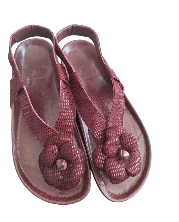 Chaussure Padam Orthopédique Rouge Bordeaux 2