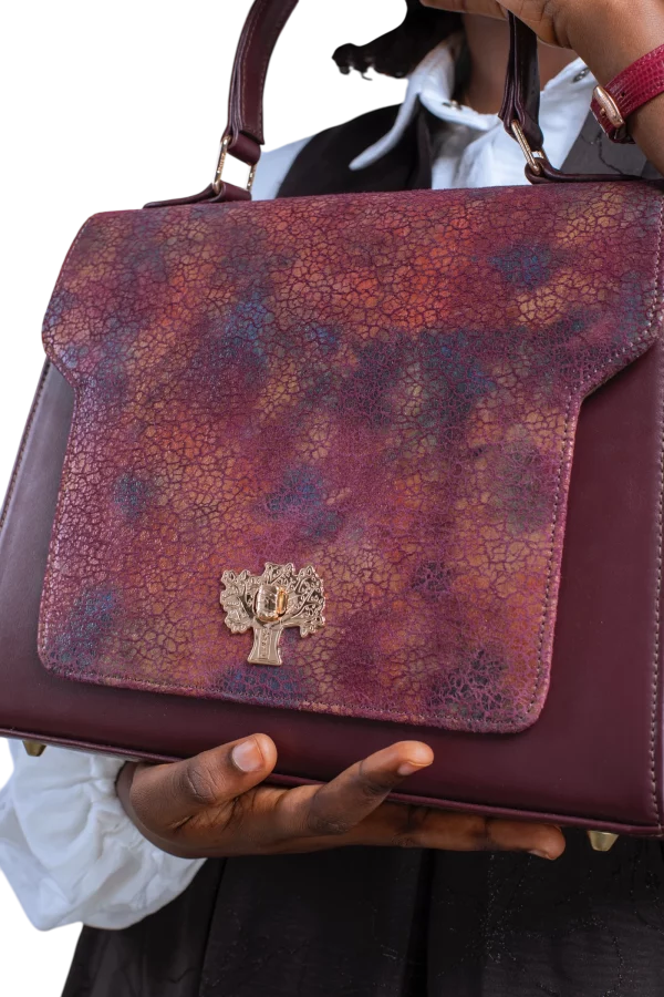 Sac à main Taaru Édition Limitée Rouge Bordeaux