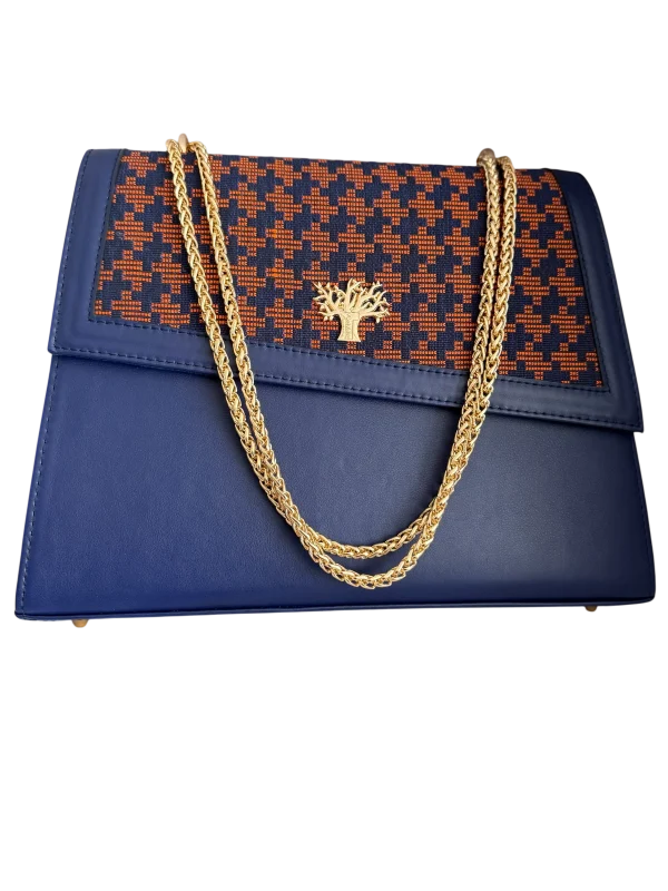 Sac Manda Bleu Orange – Image 2
